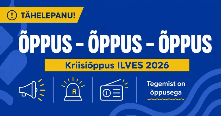 Viljandi kriisiteade on õppus: mida teha