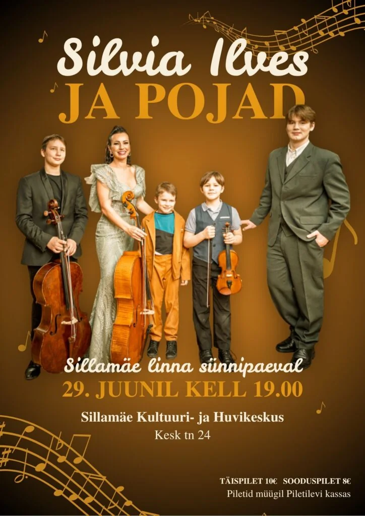 Sillamäel kõlab 3. juulil Ilvese pere kontsert