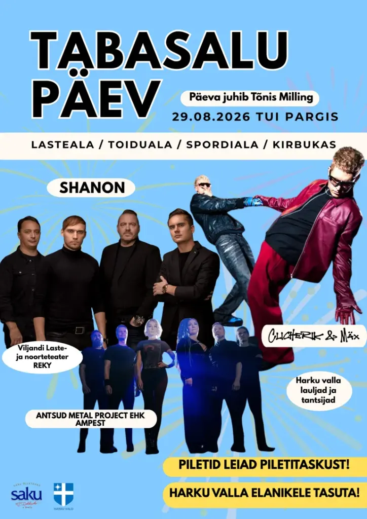 Tabasalu Päev toob 10. augustil pered Tui parki