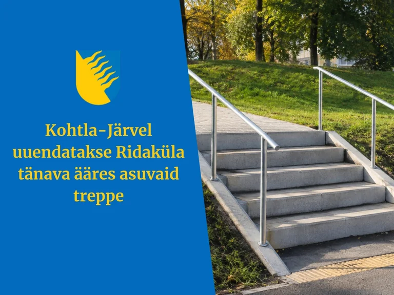 Kohtla-Järve jalakäijaid ootavad ohutumad trepid