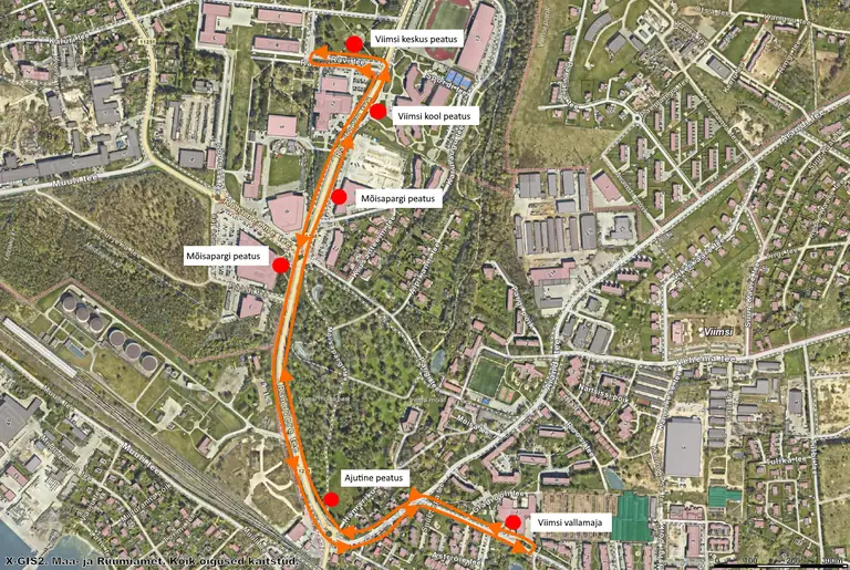 Viimsi bussireisijaid ootab ajutine tasuta väikebuss